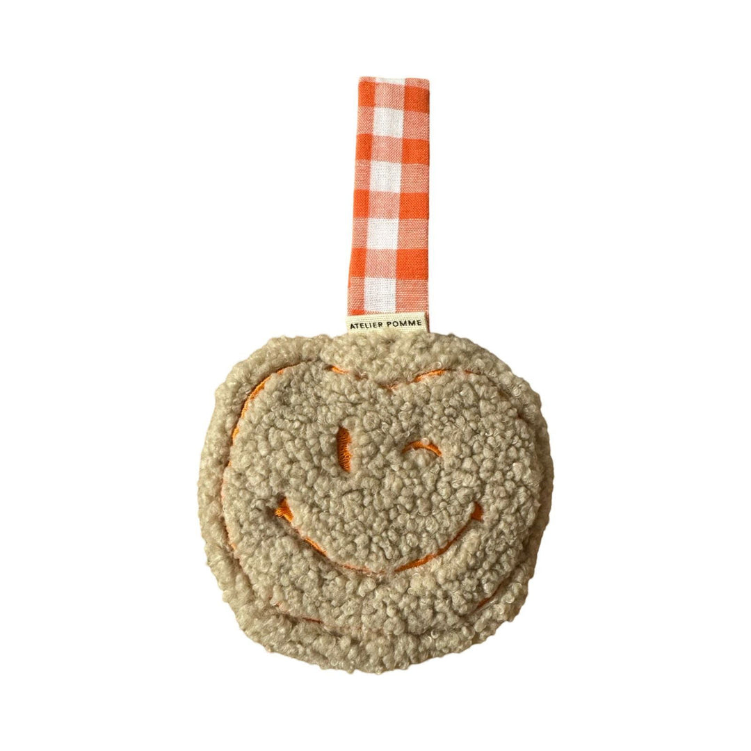 Atelier Pomme Apple Of My Eye Pacifier Cuddle Teddy Orange - La Gentile Store