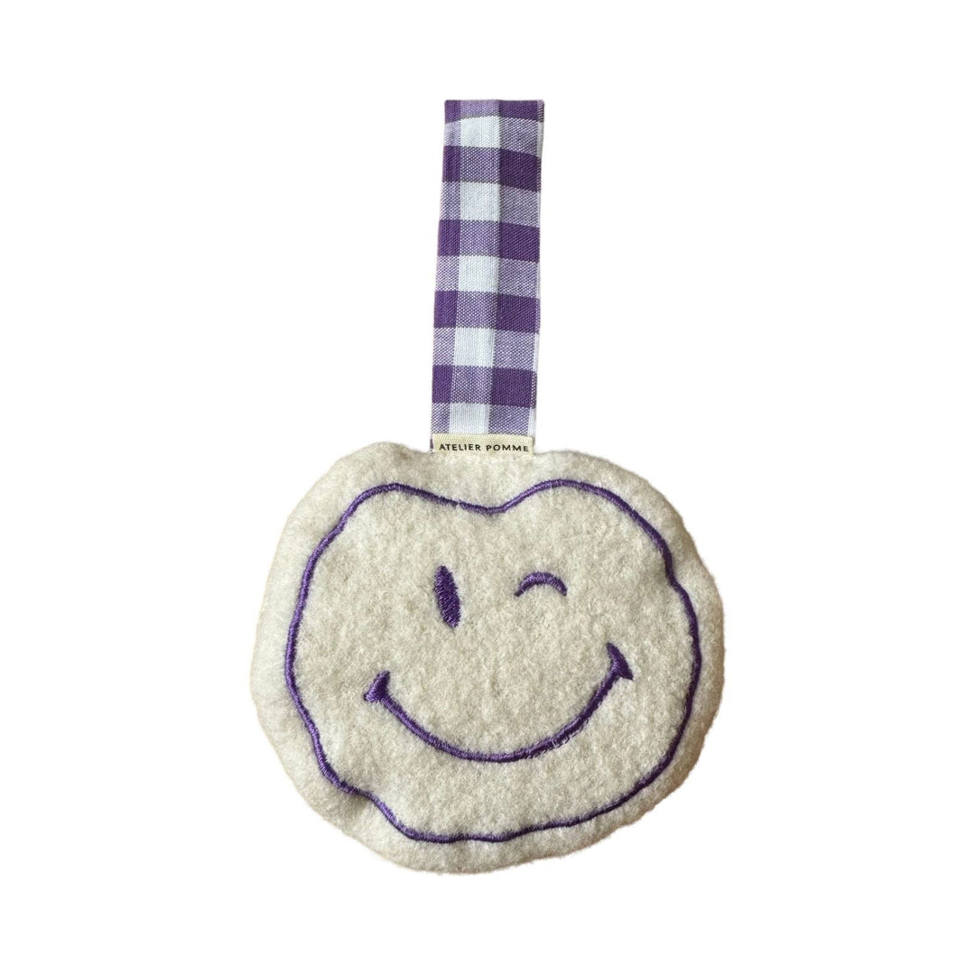 Atelier Pomme Apple Of My Eye Pacifier Cuddle Wool Lilac - La Gentile Store