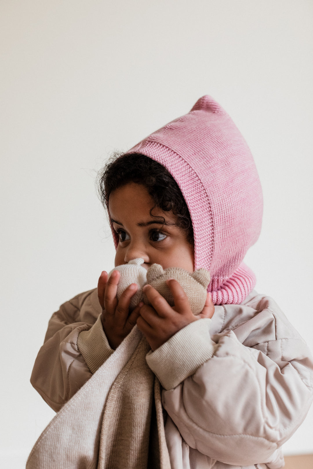 Hvid Balaclava Eddy Cotton Candy