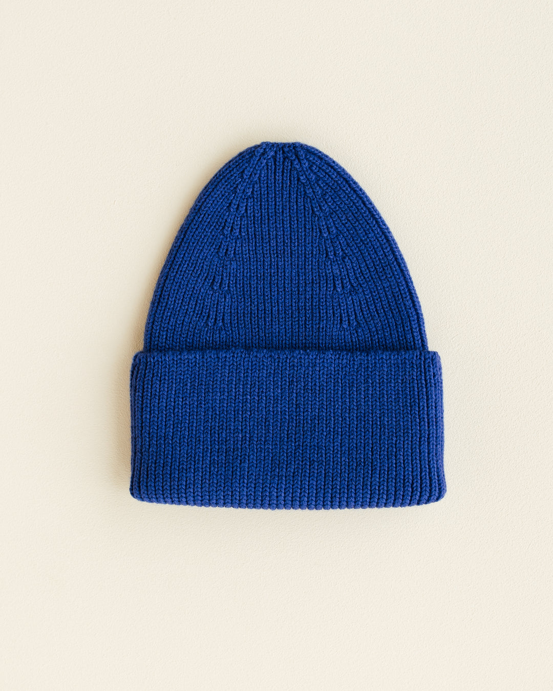 Hvid Fonzie Kids Beanie Cobalt Blue
