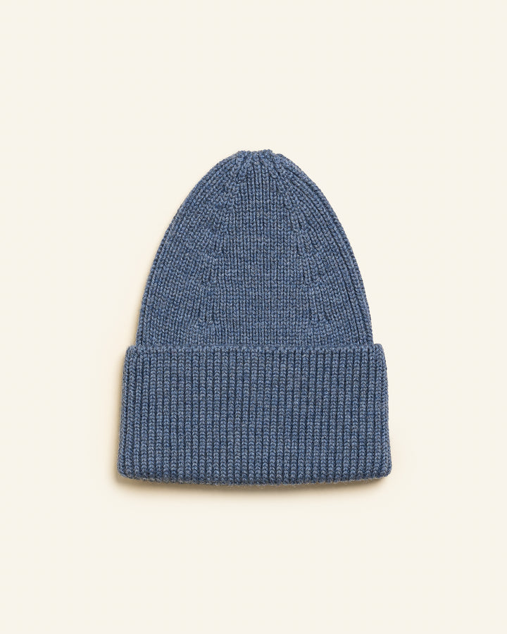 Hvid Fonzie Kids Beanie Denim
