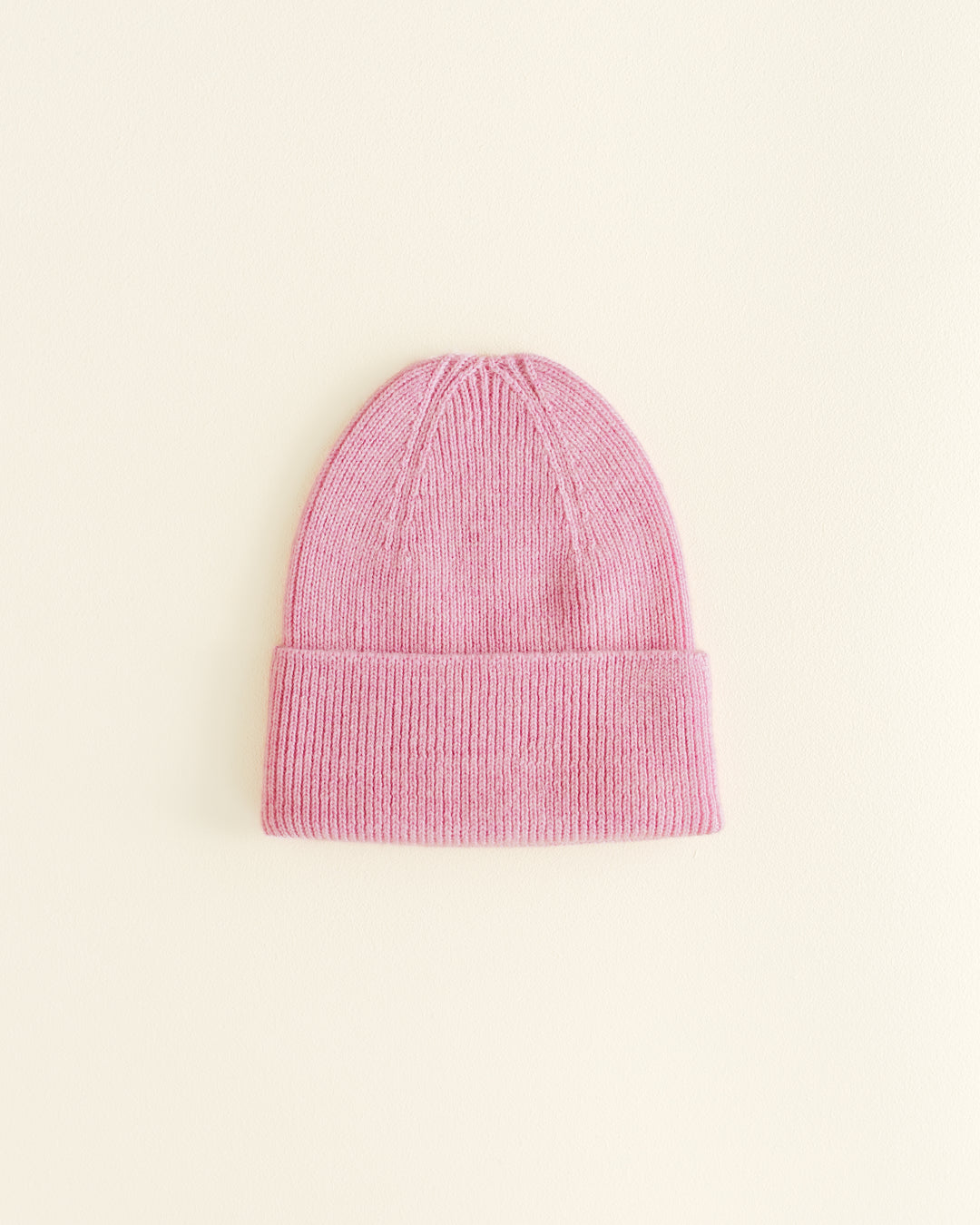 Hvid Fonzie Newborn Beanie Cotton Candy