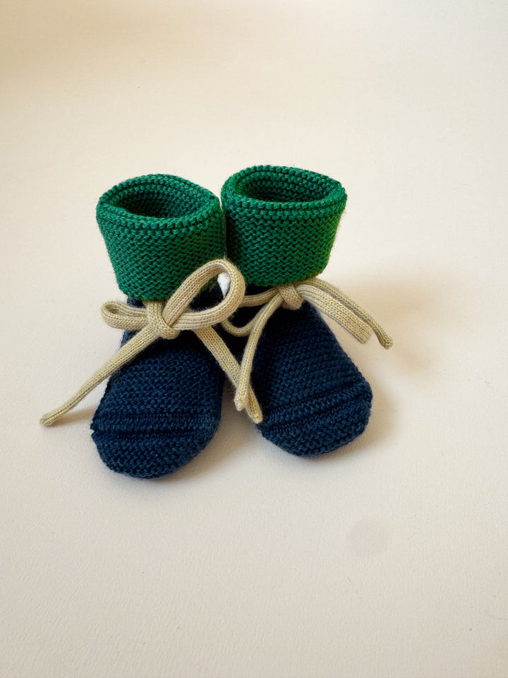 Hvid Booties Blue - Grass