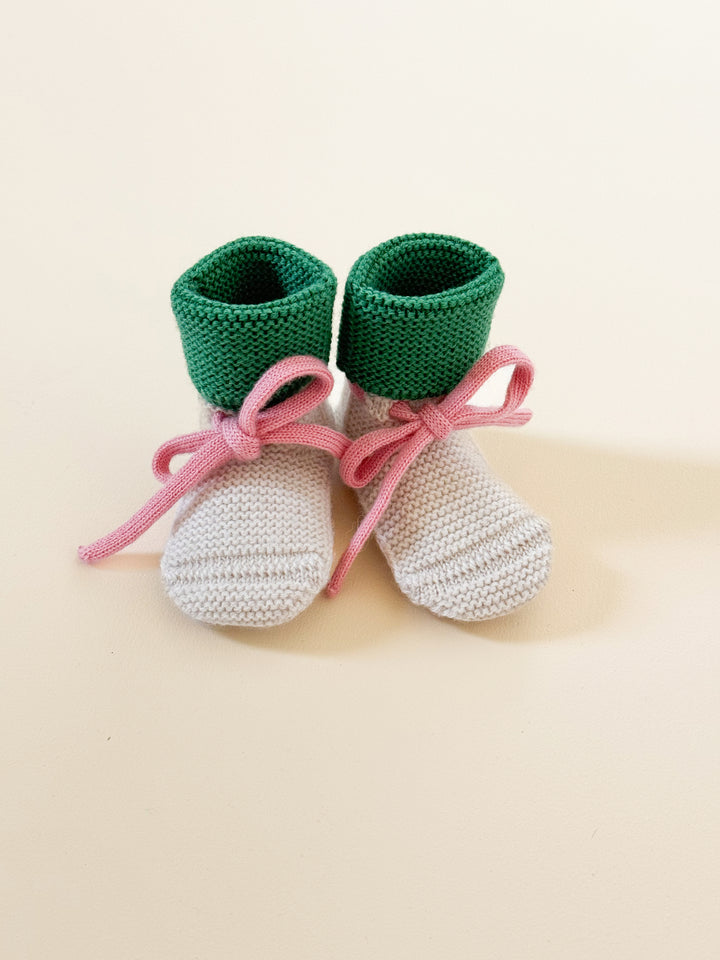 Hvid Booties Cream - Grass
