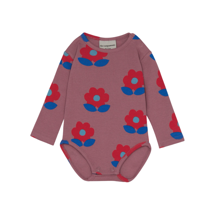 The Campamento Big Flowers Baby Romper