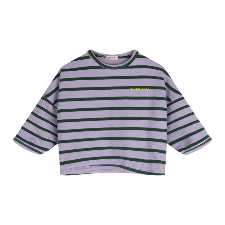 Ziggy Zaza Row Row Pullover Lilac Stripe