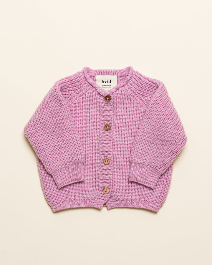 Hvid Cardigan Inga Cotton Candy