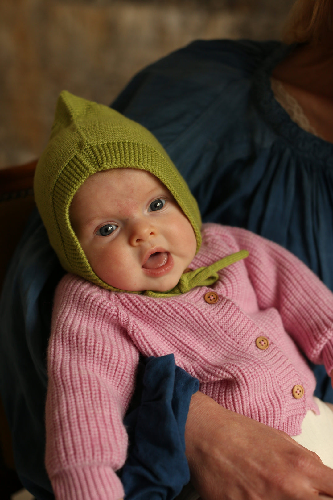 Hvid Cardigan Inga Cotton Candy