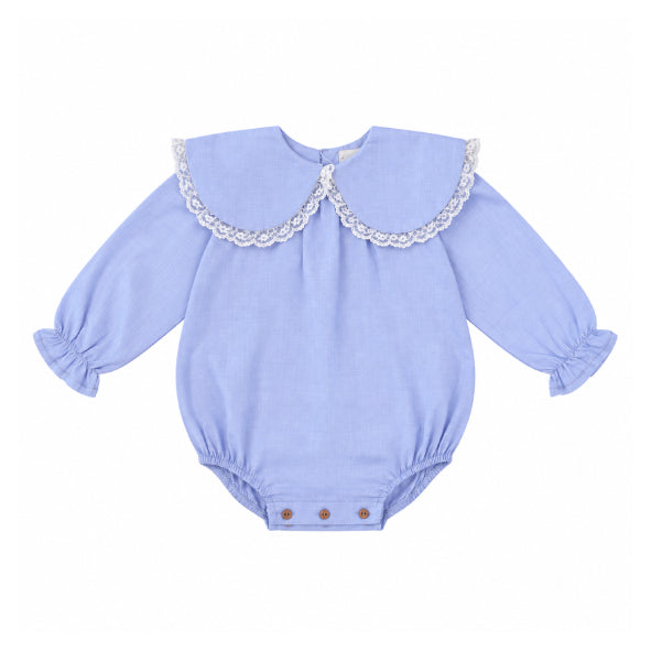 Carlota Suip Ballerina Romper Light Blue