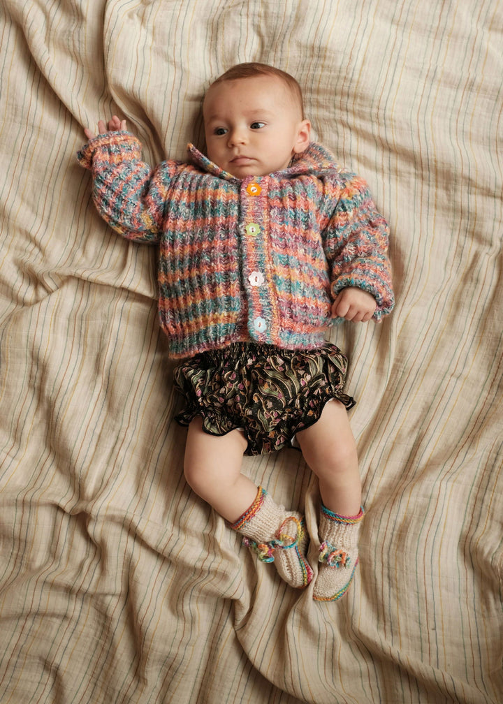 Charco Pink Confetti Cardigan - La Gentile Store