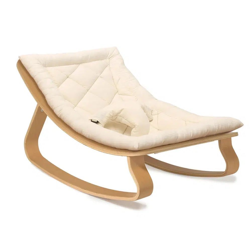 Charlie Crane Baby Rocker Levo Organic White - La Gentile Store