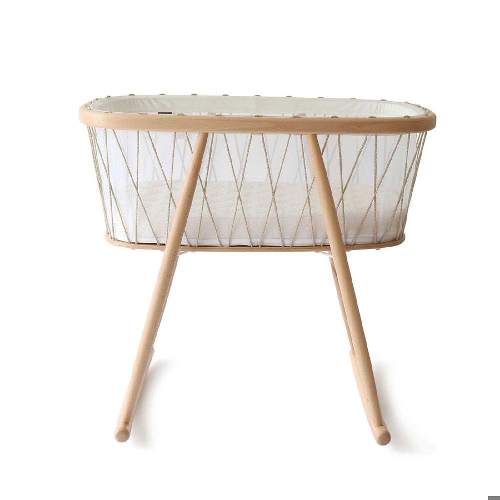 Charlie Crane Kumi Baby Crib Desert with Coco Mattress – La