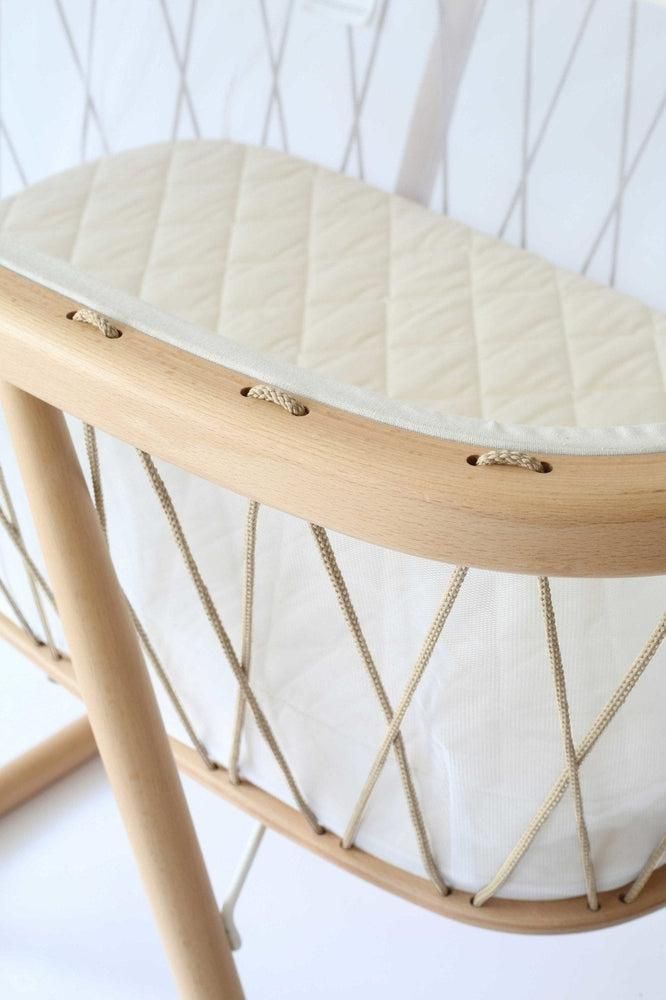 Charlie Crane Kumi Baby Crib Desert with Coco Mattress – La