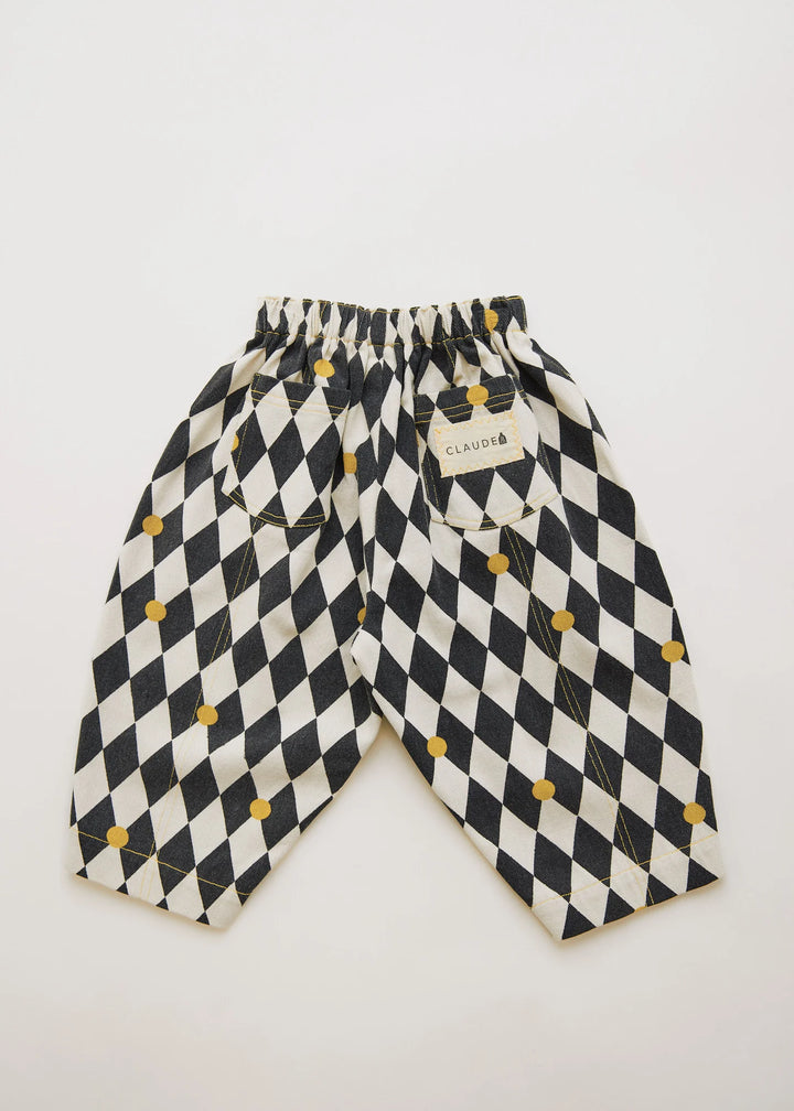 Claude & Co Rex Harlequin Spot Trousers