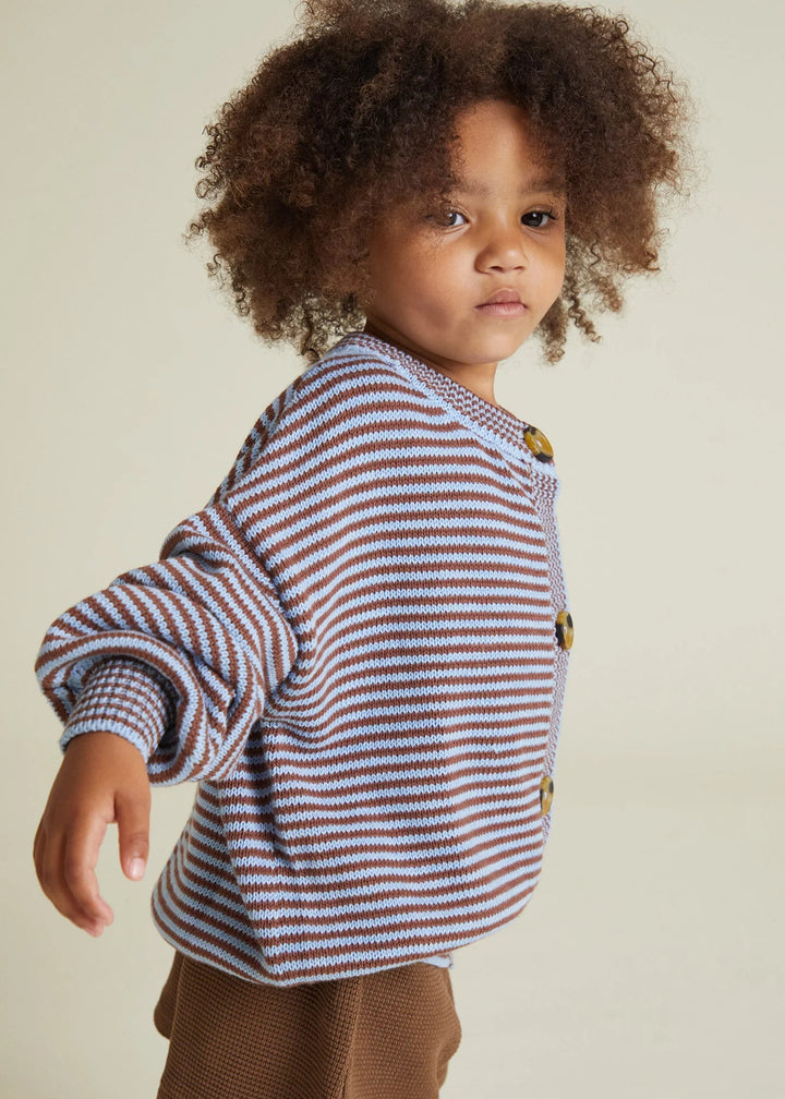 Emil Coco Stripe Cardigan