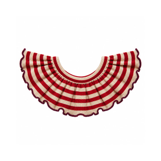 Claude & Co Bobbi Stripe Collar - Crimson