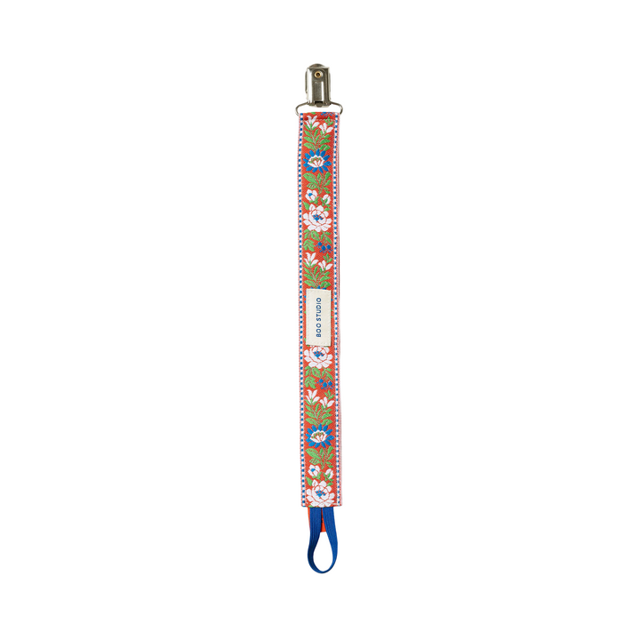 Boo Studio Pacifier Clip Red