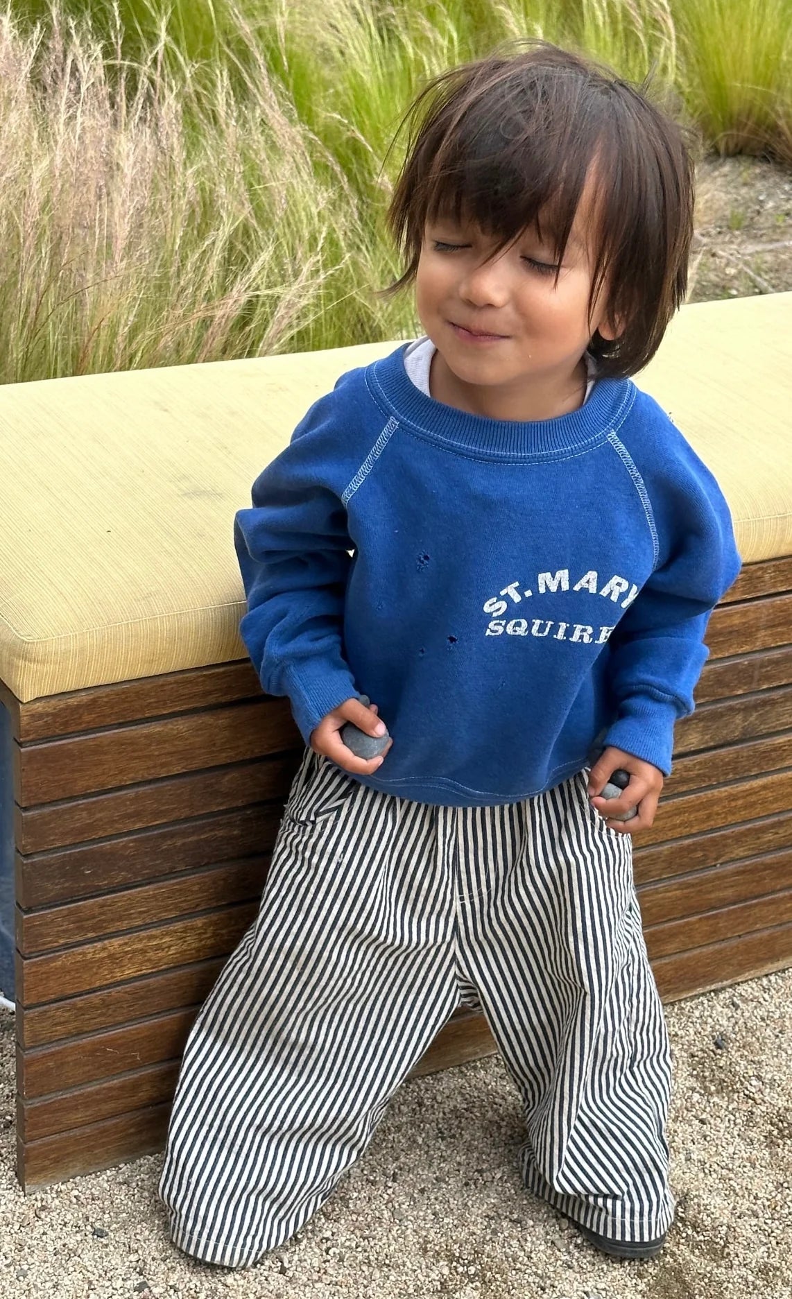 Ziggy Zaza Casper Pants Navy Stripe - Striped Ziggy Zaza Pants