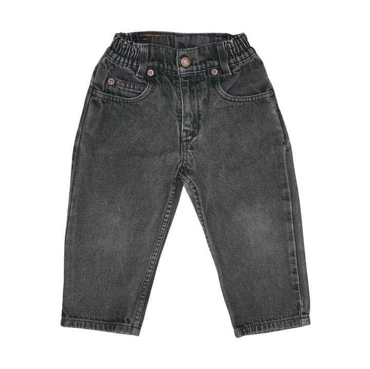 Vintage Levi's 566 Fit Jeans Washed Black 3T