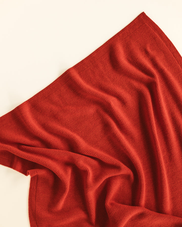 Hvid Blanket Felix Red