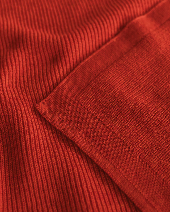 Hvid Blanket Felix Red