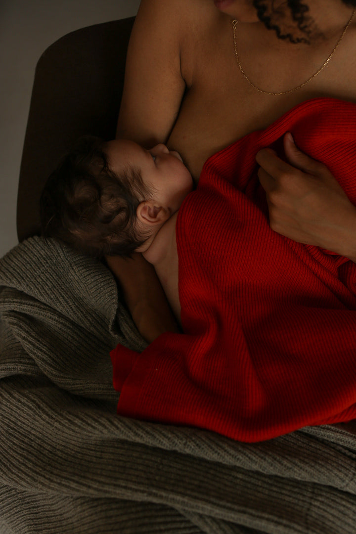 Hvid Blanket Felix Red
