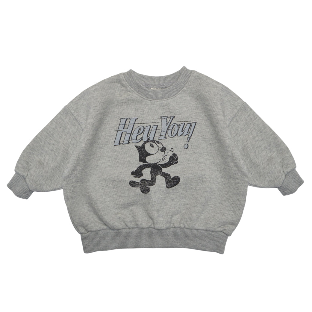 Felix Baby Sweatshirt Grey Melange - La Gentile Store