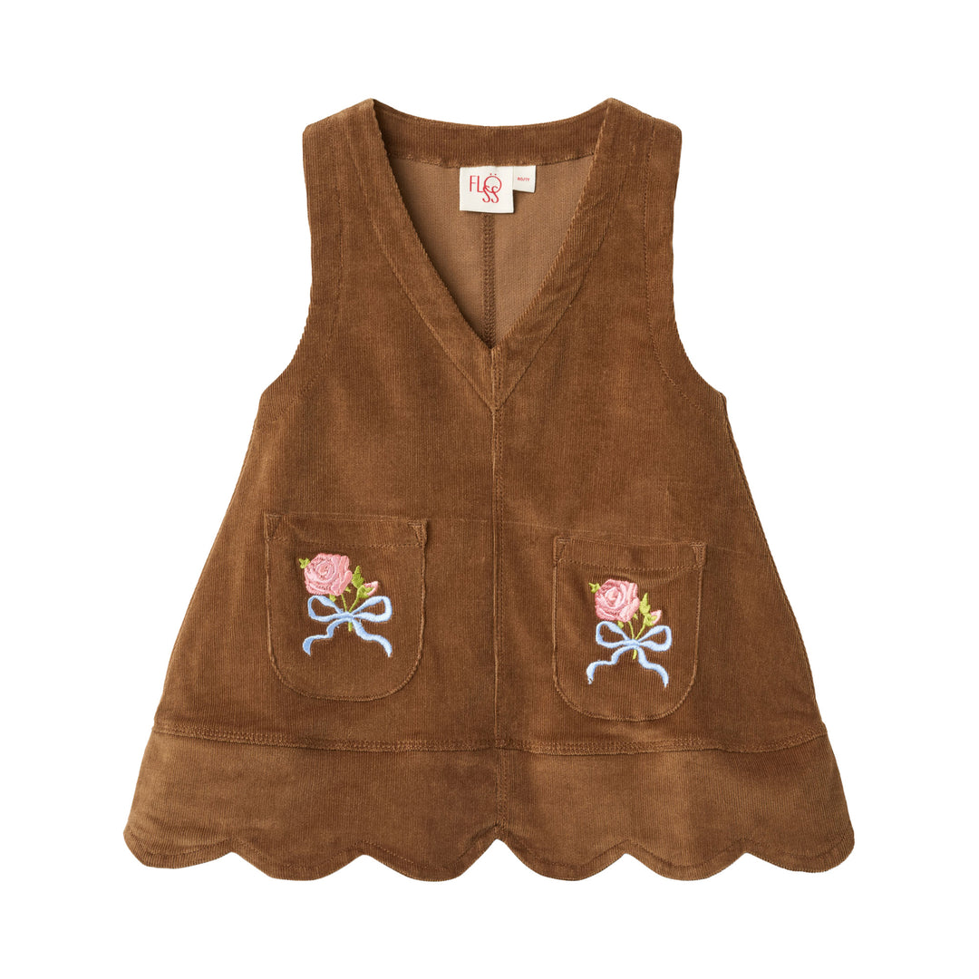 Celeste Dress Warm Coffee