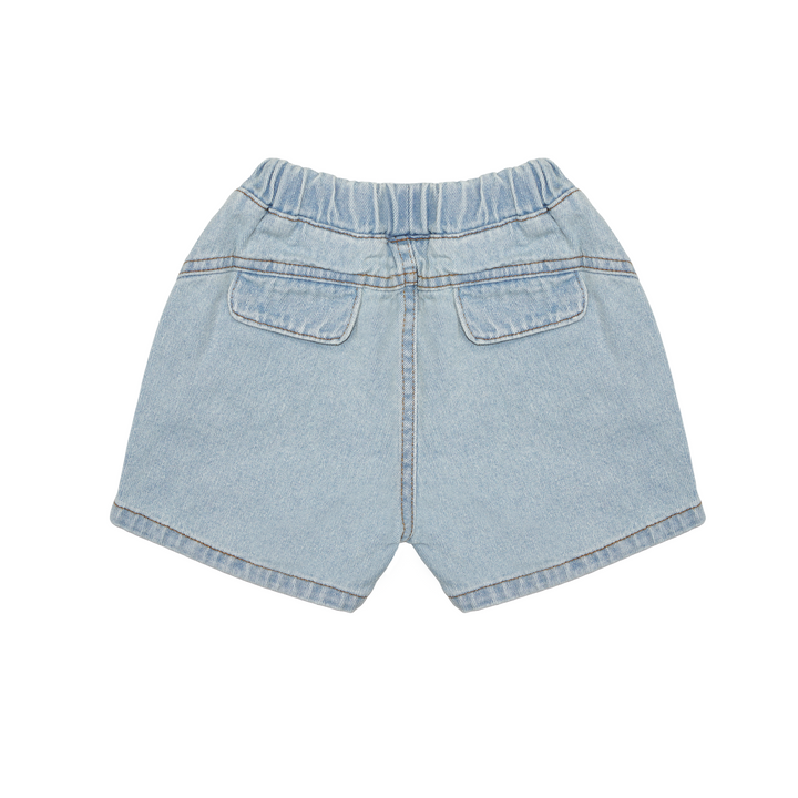 Pocket Denim Shorts Light Wash