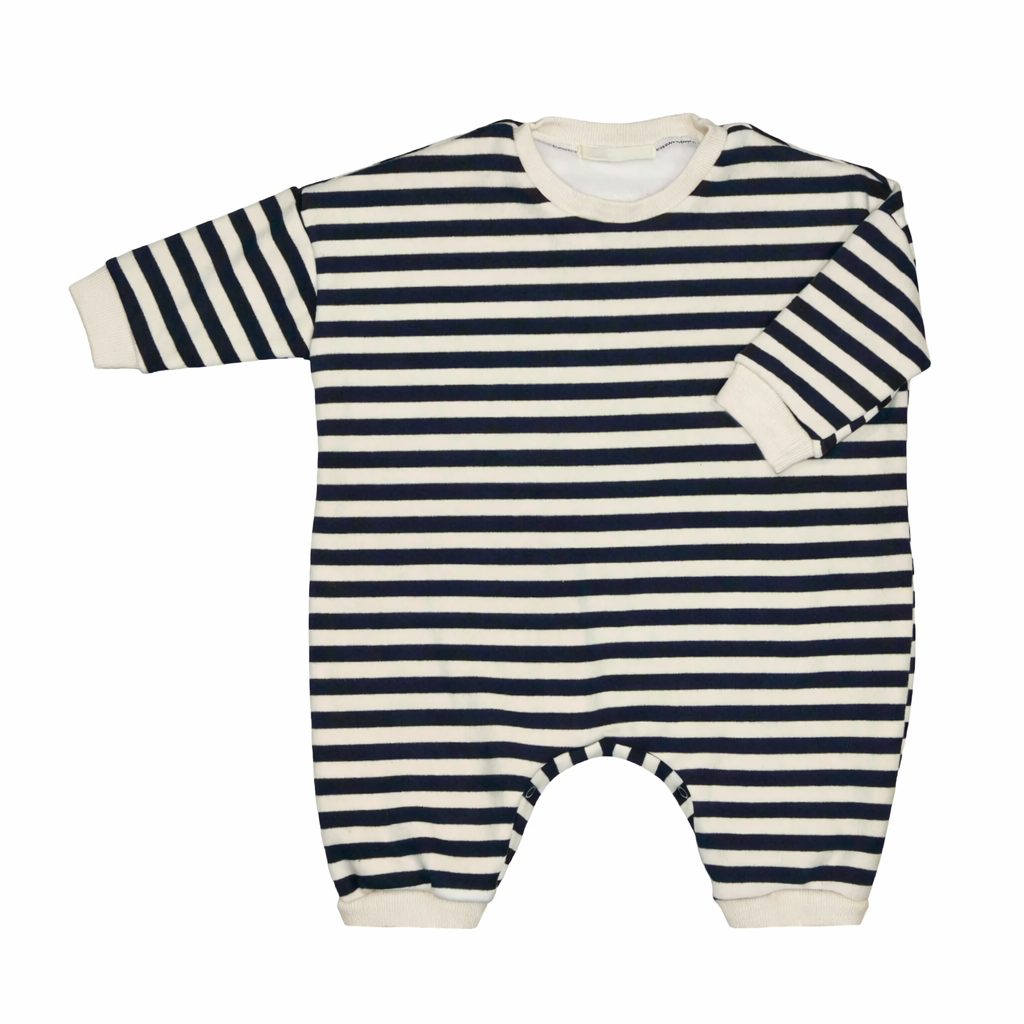 Navy Striped Onesie
