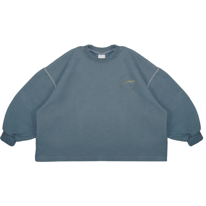 Cheetah Sweatshirt Blue