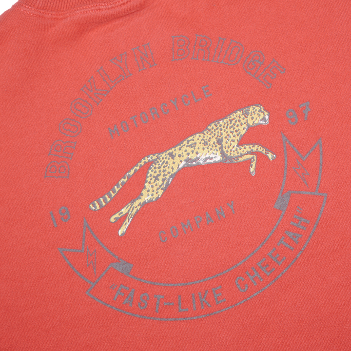 Cheetah Sweatshirt Red