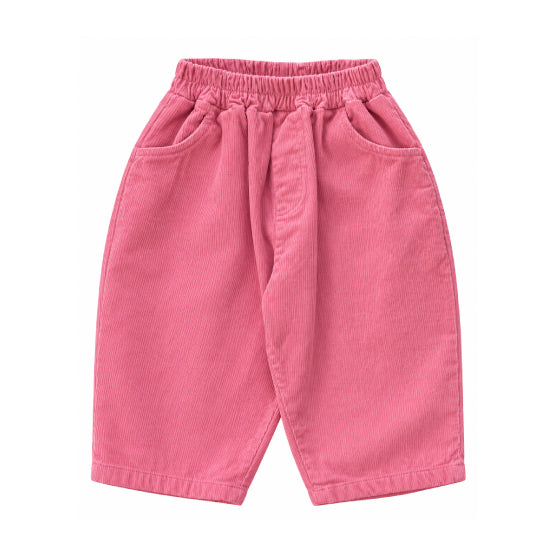 Lily Baggy Corduroy Pants Pink