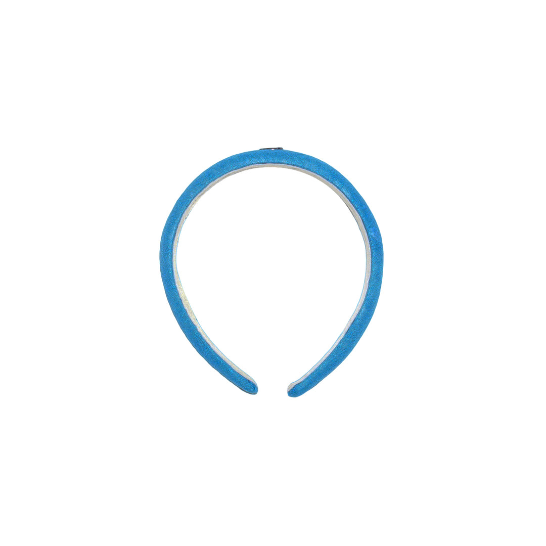 Linen Headband Blue