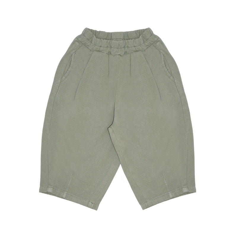 Twill Baggy Pants Moss