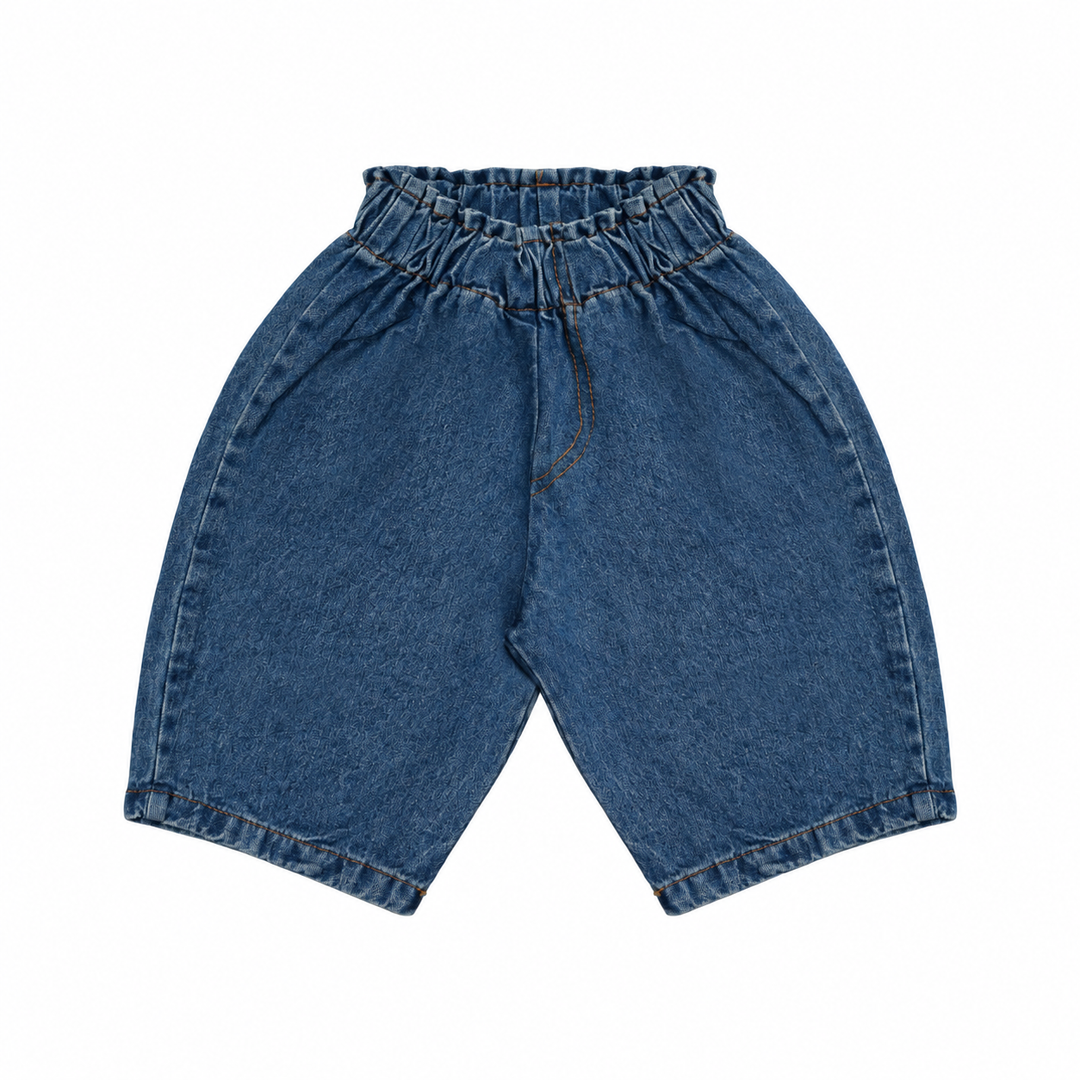 Wide Denim Pants Blue