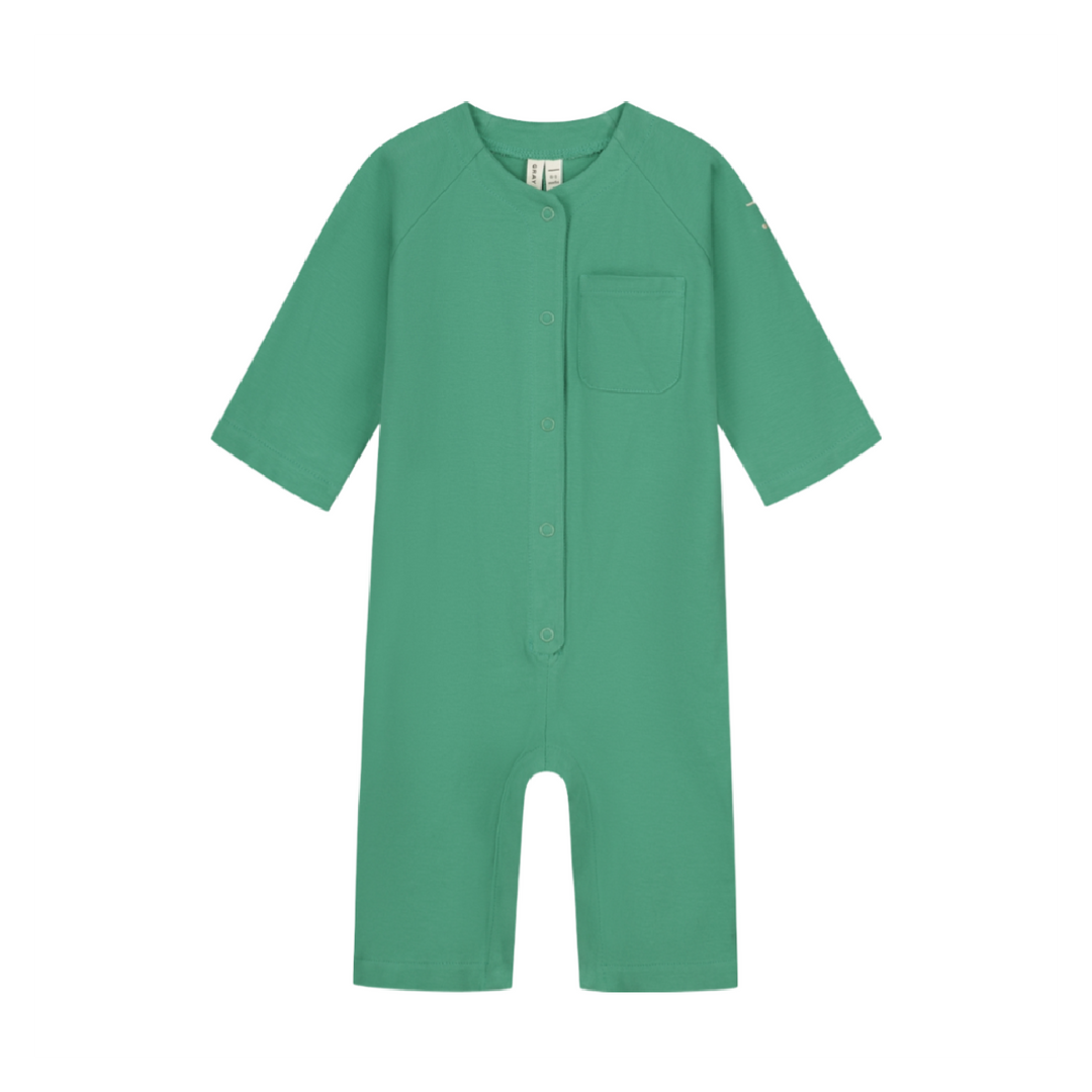 Gray Label Baby Overall Bright Green