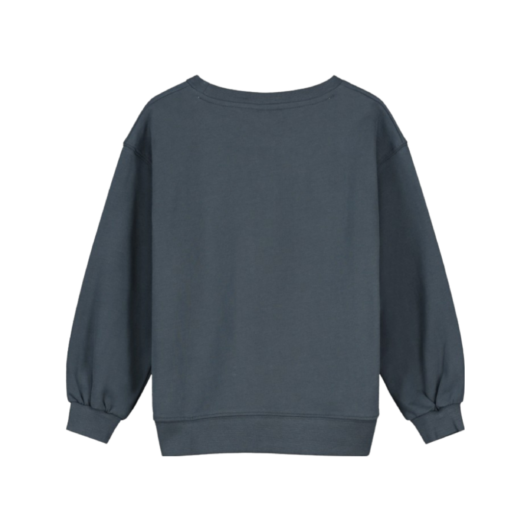 Gray Label Dropped Shoulder Sweater Blue Grey