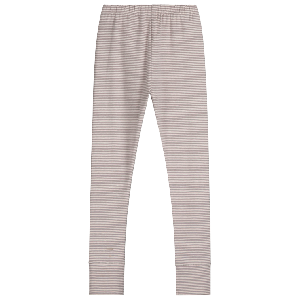 Gray Label Striped Leggings Berry - Cream