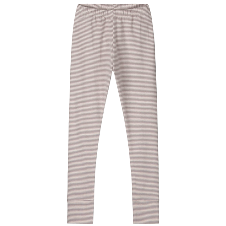 Gray Label Striped Leggings Berry - Cream