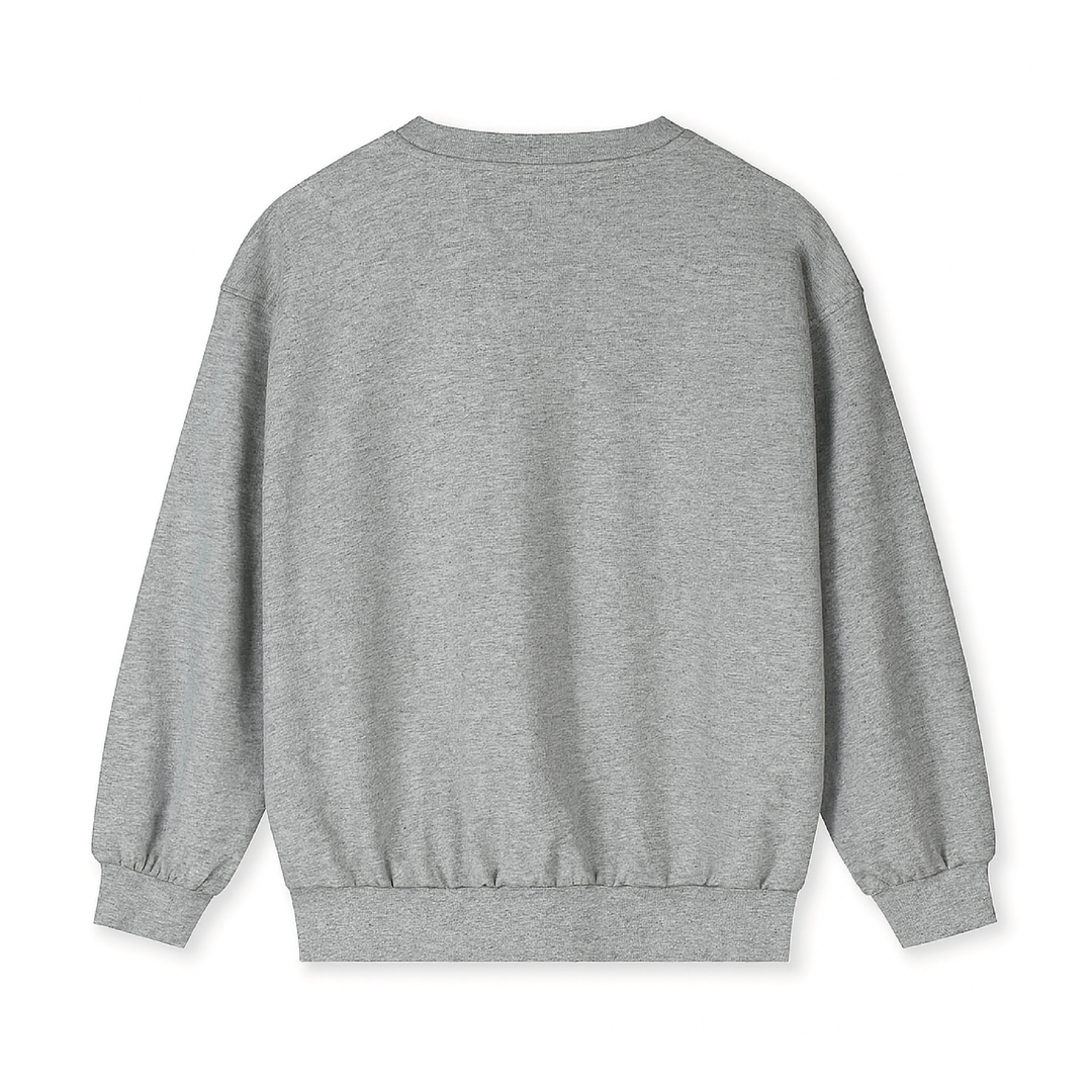 Gray Label Dropped Shoulder Sweater Grey Melange