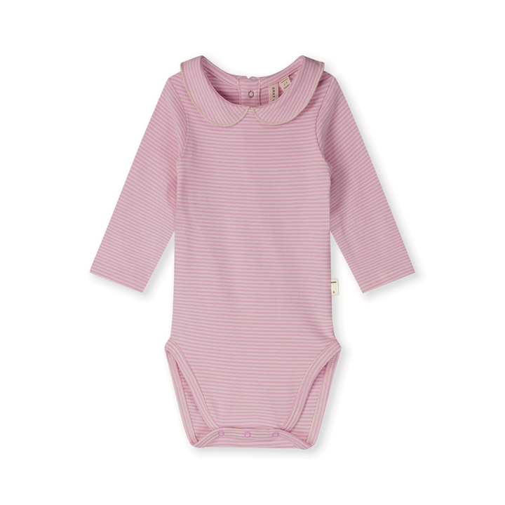 Gray Label Baby Collar Romper Bubblegum - Cream