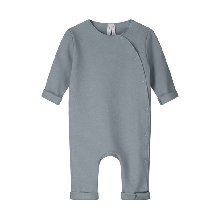 Gray Label Baby Suit with Snaps Stone Gray