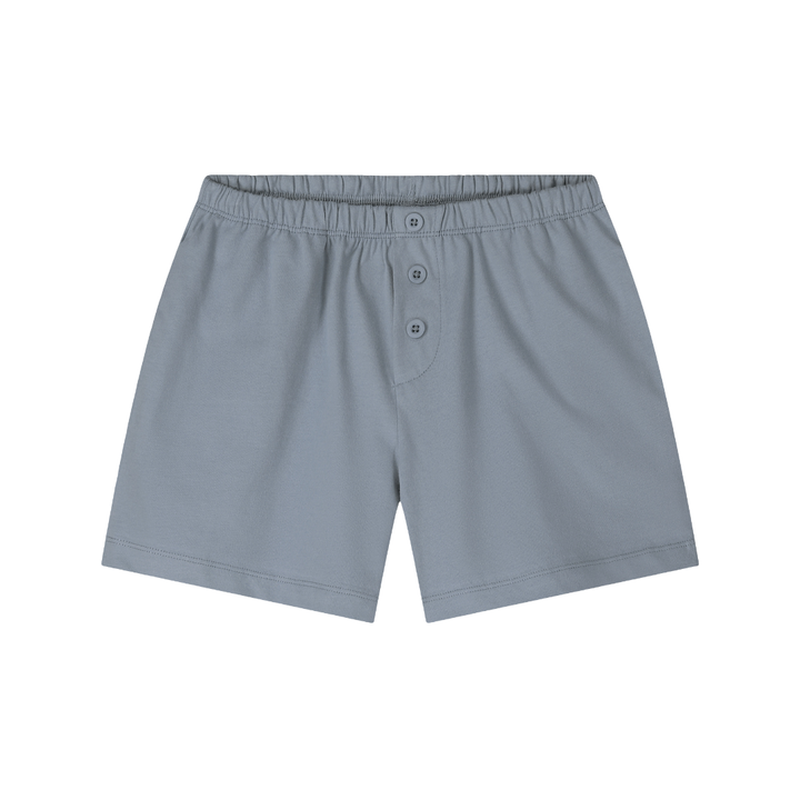 Gray Label Button Shorts Stone Gray