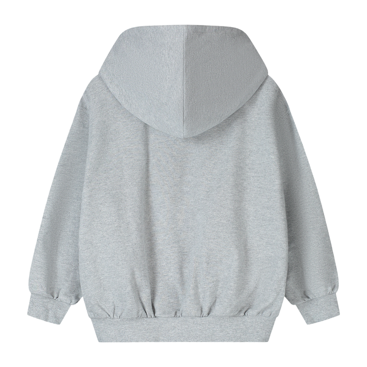 Gray Label Hooded Cardigan Grey Melange