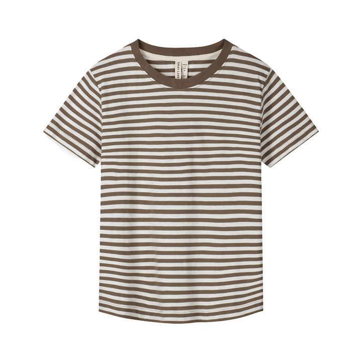 Gray Label Striped Oversized Tee Woody - Cream