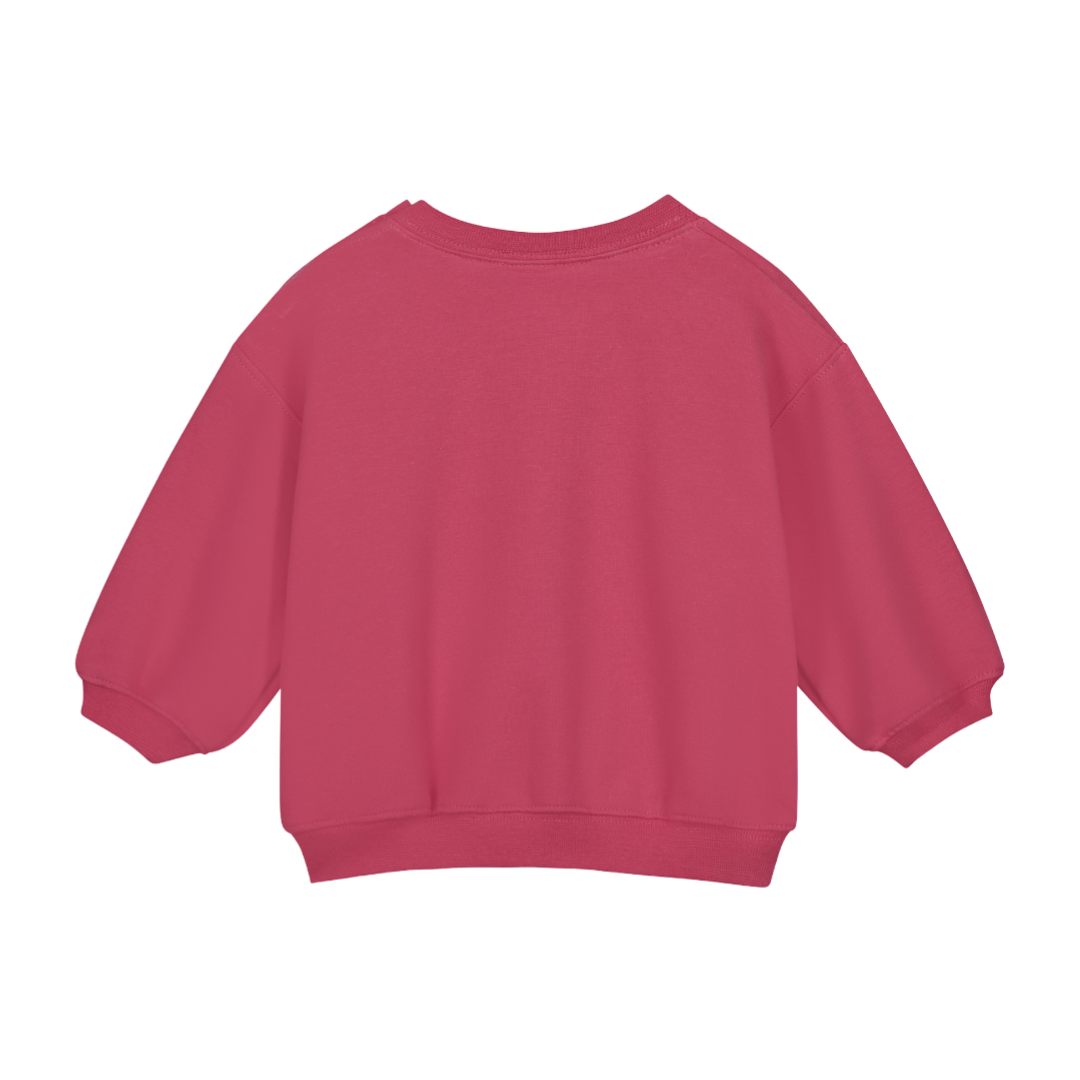 Gray Label Baby Dropped Shoulder Sweater Cherry - La Gentile Store
