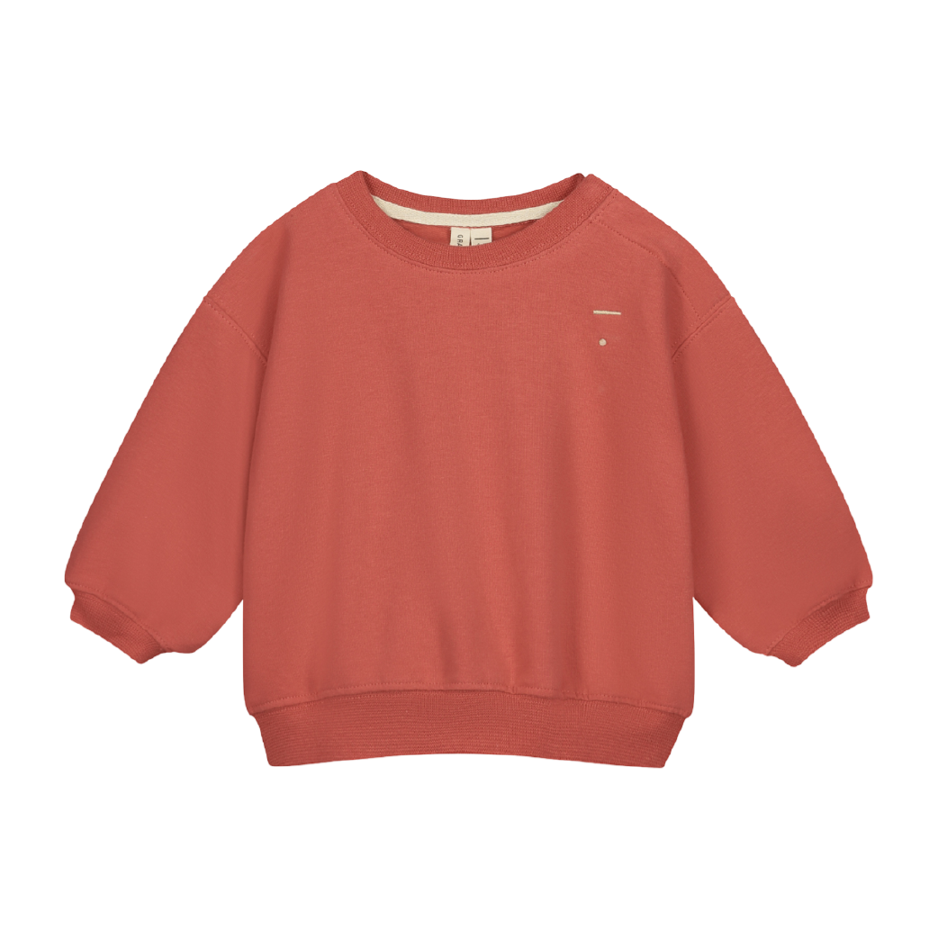 Gray Label Baby Dropped Shoulder Sweater Poppy Red - La Gentile Store