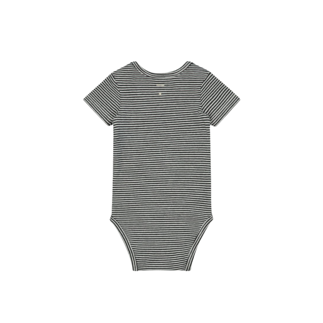 Gray Label Baby Romper Nearly Black - Cream - La Gentile Store