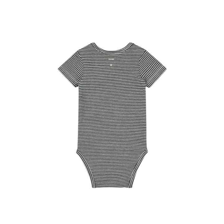 Gray Label Baby Romper Nearly Black - Cream - La Gentile Store